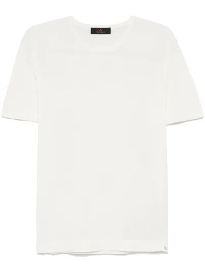 Peuterey Fine-knit T-shirt In White
