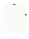 Peuterey Logo-patch Cotton-blend Sweater In White