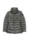 Peuterey Quilted High-neck Jacket In Green
