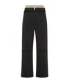 Peuterey Classic Tailored Trousers With Straight Leg Cut In Black