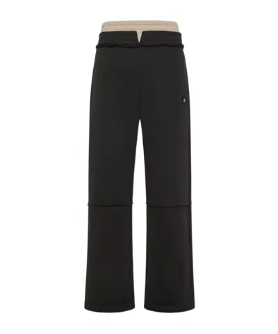 PEUTEREY FLEECE JOGGERS WITH DOUBLE WAIST