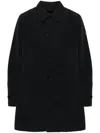 Peuterey Garretson Poplin Trench Coat In Blue