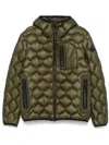 Peuterey Geometric-quilted Puffer Jacket In Green