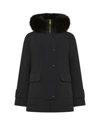Peuterey Giubbino Buriram Srtr Grs Fur Nero In Transparent