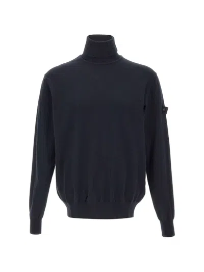 Peuterey Goran 08 Turtleneck Ribbed Sweater In Metallic