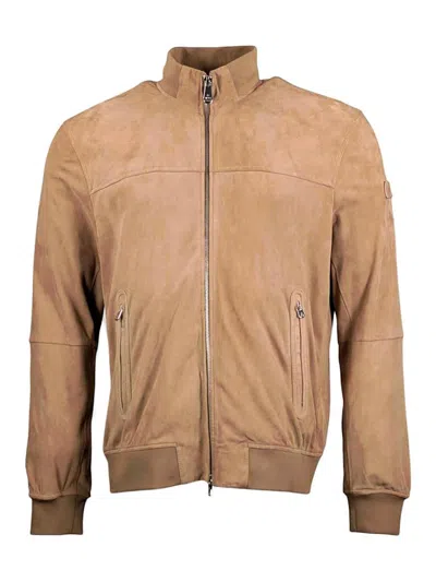 Peuterey Gray Jackets In Neutral
