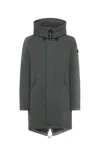 Peuterey Three-layer Sturdy Fabric Parka In Green