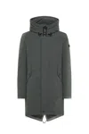 Peuterey Three-layer Sturdy Fabric Parka In Green