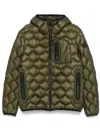 Peuterey Short Green Weiwei Down Jacket In Green