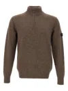 Peuterey Half-zip Sweater In Brown