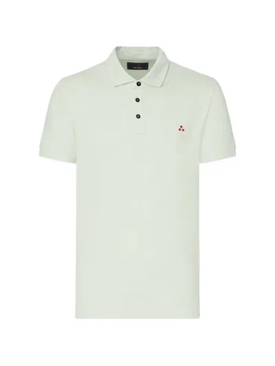 Peuterey Half-button Polo Shirt In Blue
