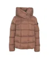 Peuterey Superlight Down Jacket Made From Recycled Fabric In Brown