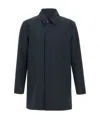 Peuterey Hinnoya Tx Navy Blue Parka In Black