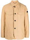 Peuterey Hollywood Buttoned Shirt Jacket In Neutral