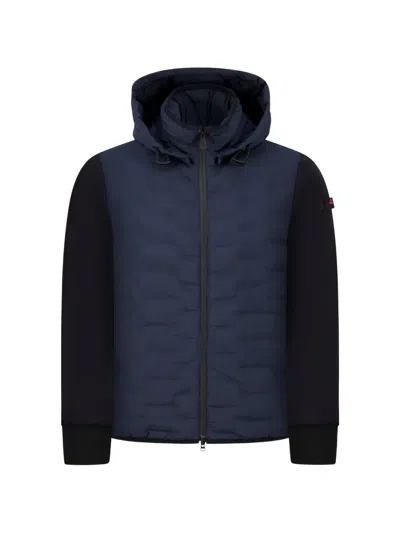 Peuterey Holzer Hooded Quilted Jacket In Blue