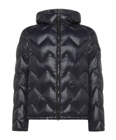 Peuterey Honova Chevron Down Jacket In Black