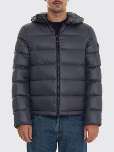 Peuterey Honova Hooded Quilted Down Jacket In Recycled Nylon In Blue