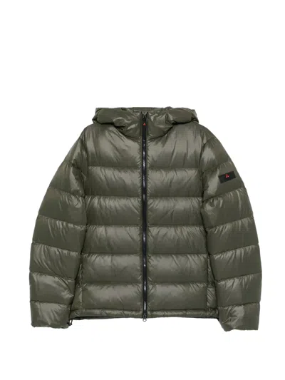 Peuterey Honova Lks Quilted Hooded Jacket In Green