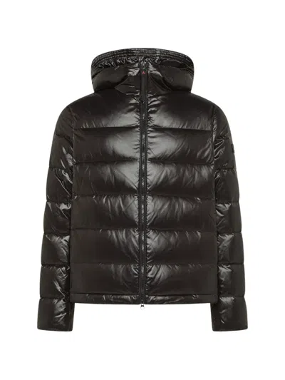 Peuterey Honova Quilted Hooded Down Jacket In Black