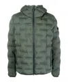 Peuterey Down Jacket In Green