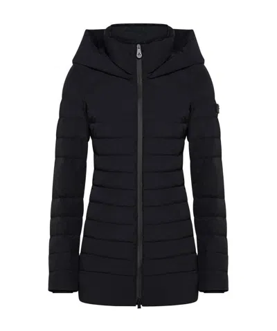 Peuterey Hooded Down Jacket In Black