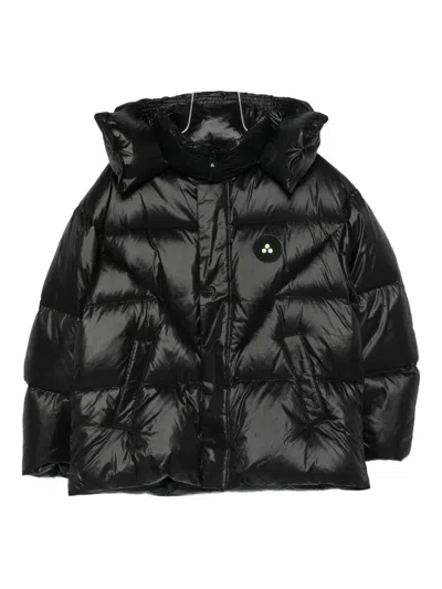 Peuterey Long-sleeved Cotton Jacket In Black