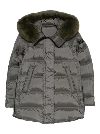 PEUTEREY PEUTEREY HOODED MIDI DOWN JACKET