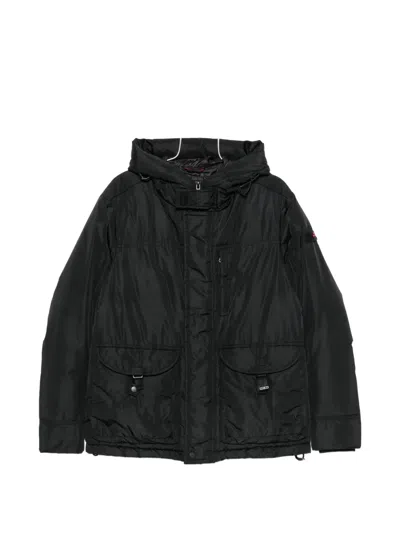 Peuterey Hooded Padded Coat In Multi