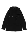 Peuterey Hooded Padded Jacket In Black