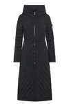 Peuterey Hooded Quilted Jacket With Diagonal Stitching
