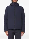 Peuterey Hooded Zip-up Jacket In Blue