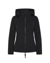 Peuterey Black Cropped Windbreaker In Black