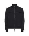 Peuterey Right-collar Zipper Casual Jacket In Blue