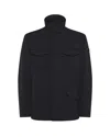 Peuterey Giacca Field Nera In Blue