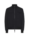 Peuterey Right-collar Zipper Casual Jacket In Blue