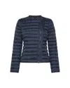 Peuterey Dalsi Down Jacket With Oblique Zip In Blue