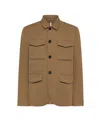Peuterey Field Jura Ga Jacket In Twill Opaco Marrone In Brown