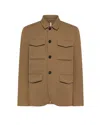 Peuterey Field Jura Ga Jacket In Twill Opaco Marrone In Brown