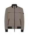 Peuterey Grey Stretch Bomber Jacket In Grey