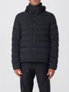 Peuterey Drawstring-hood Quilted Jacket In Blue