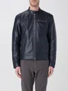 Peuterey Zip-up Bomber Jacket In Blau