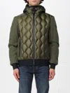 Peuterey Quilted Green Polyamide Jacket With Hood In Green