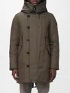 Peuterey Man Puffer Military Green Size Xl Cotton, Polyester In Green