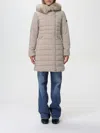 Peuterey Piumino Seriola Pelliccia Sesamo In Beige