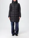 Peuterey Woman Puffer Black Size 6 Polyester In Blue
