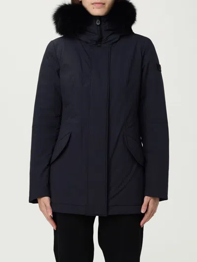 Peuterey Coat  Woman Color Blue In Black