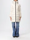 Peuterey Woman Puffer Light Grey Size 10 Polyester In White
