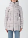 Peuterey Woman Puffer Light Grey Size 16 Polyester In Ice