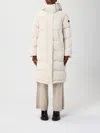 Peuterey Hooded Zip-up Coat In Yellow