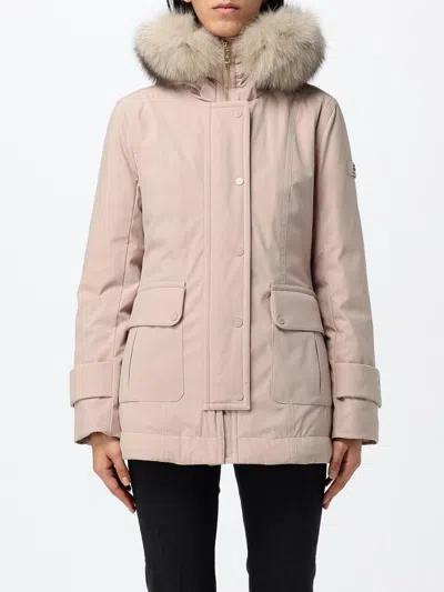 Peuterey Jacket Woman Color Beige In Brown